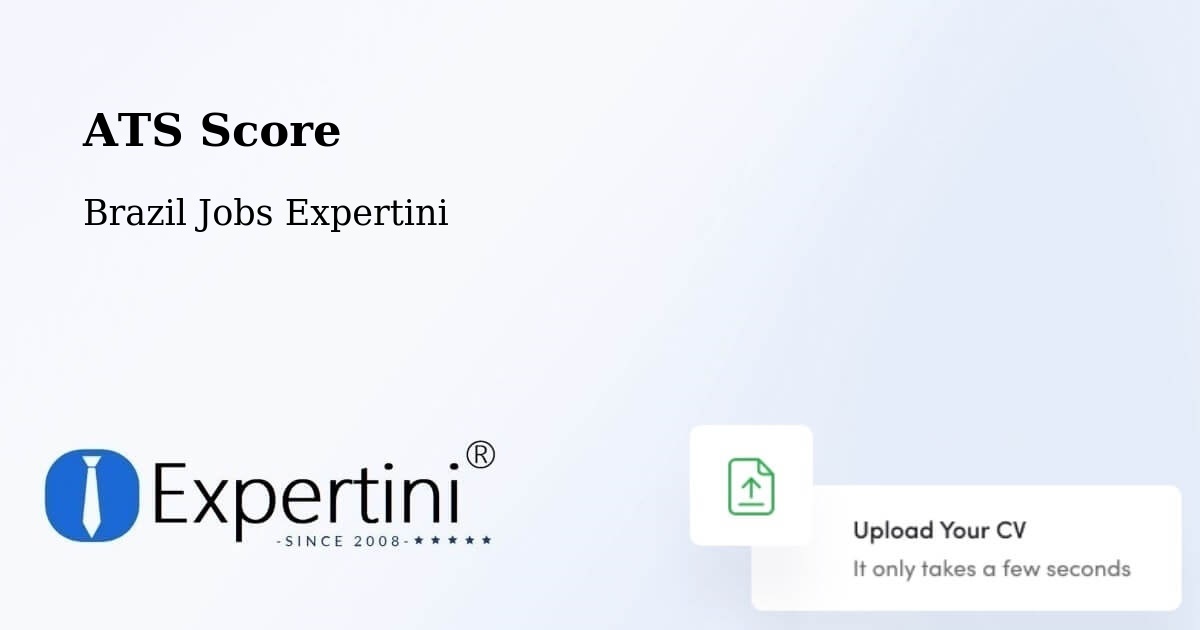 Resume ATS Score & Job Description Match Tool – Desterro - Brazil Jobs Expertini
