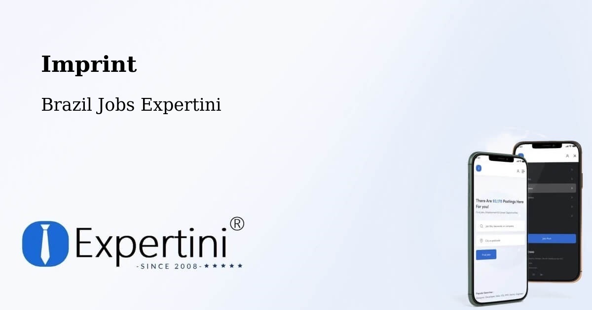 Imprint – Desterro - Brazil Jobs Expertini