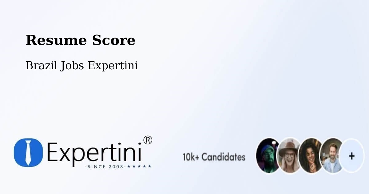 Resume Score & Job Description Match Tool – Desterro - Brazil Jobs Expertini